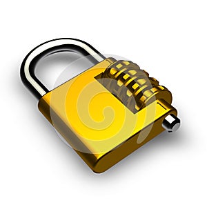 Lock with password photo