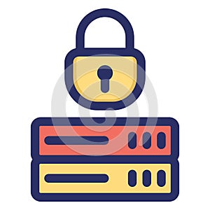 Lock, password Isolated Vector icon which can easily modify or edit