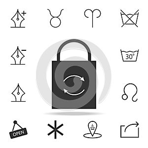 Lock reload icon. Detailed set of web icons and signs. Premium graphic design. One of the collection icons for websites, web desig