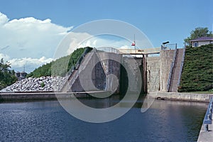 Lock on the Trent-Severn Waterway