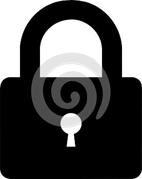 lock unlock icon design black and white