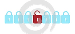 Lock-unlock icon