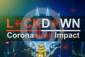 Lockdown Coronavirus impact text