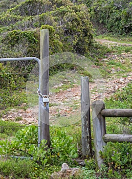 Locked gate no fence concept fail