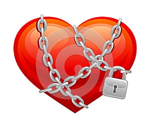 Locked heart