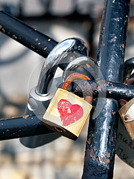 Locked love locks