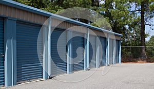 Locked Mini Self Storage Units