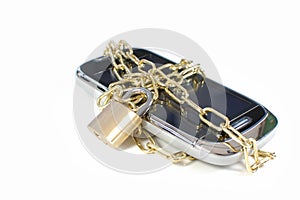Locked mobile phone