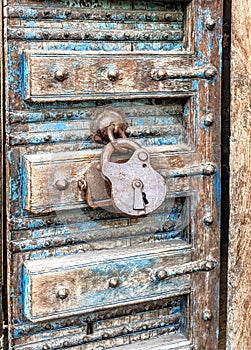 locked on the old door
