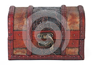 Locked patterned box for jewellery