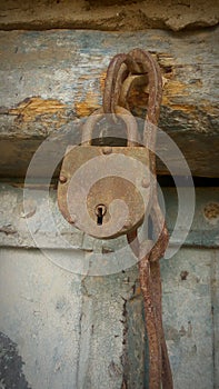 Locked room with lock