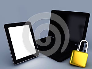 Locked tablet pc and Laptop