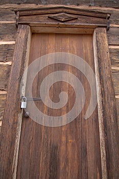 Locked Wooden Door