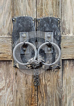 Locked Wooden Door