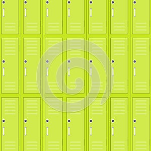 Locker seamless pattern for gym or college