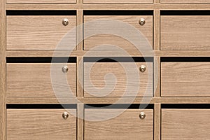 Locker wooden MailBoxes postal