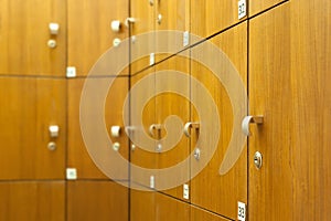 Lockers in Changing Room