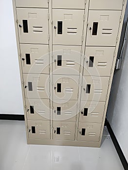 Lockers are furniture that can be found everywhere in schools, university dormitories. or office at work serves to prevent theft b photo