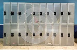 Lockers at the shopping Mall