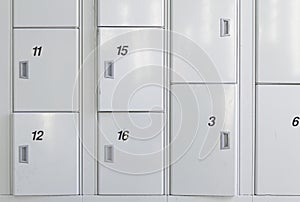 Lockers in station