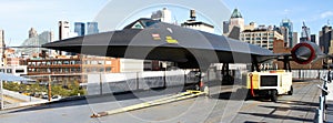 Lockheed A-12 Blackbird on the Intrepid Museum Flight Deck.