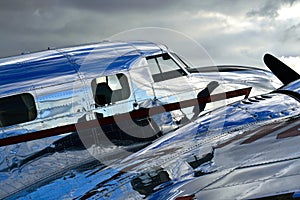 Lockheed Electra Jr. Shiny Fuselage photo