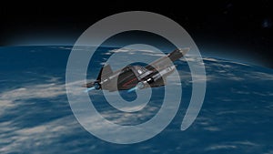 Lockheed SR-71 Blackbird 3d model in flight