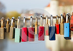 Locks as symbol for everlasting love