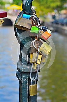 Locks on the bridge