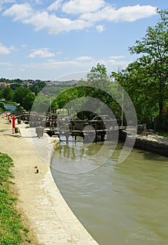 Locks of canal du midi