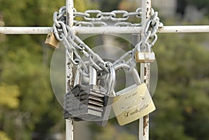 Locks on a chain