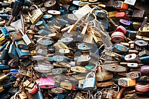 Locks of love background