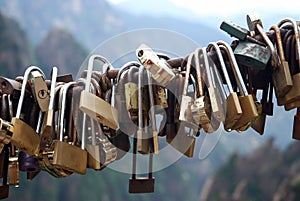 Locks of love - symbol for everlasting friendship