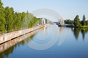 Locks on the Moscow Canal