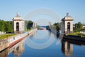 Locks on the Moscow Canal