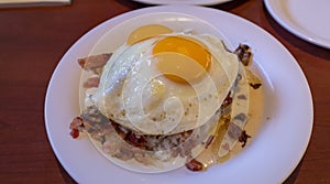 Loco Moco with cream source