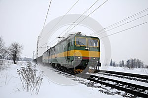 Locomotive freight train photo