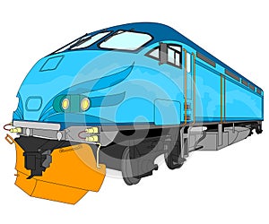 Locomotive illustration