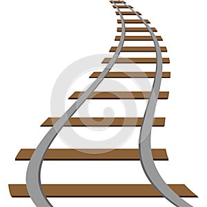 Locomotive railroad track rail transport route