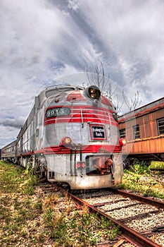 Locomotive Train - Burlington Route - Goldcoast Railroad