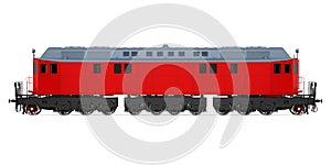 Locomotive Train Isolated