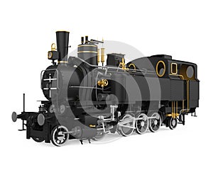 Locomotive Train Isolated