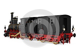 Locomotive Train Isolated