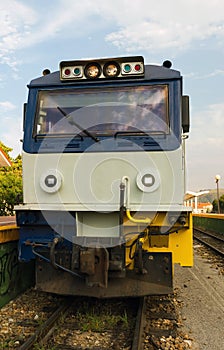 Locomotive Train at Station photo