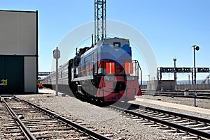 Locomotive, Trans-Siberian train