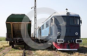 Locomotive and wagons