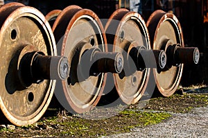 Locomotives wheels