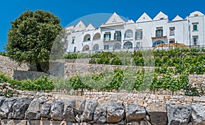 Scenic sight in Locorotondo, Bari Province, Apulia, southern Italy.