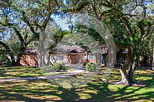 Lodge at Robbins Preserve public park - Davie, Florida, USA