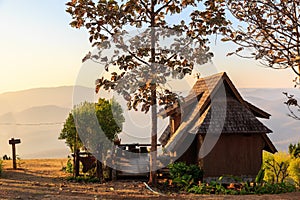 Lodging houses at Mae Chaem